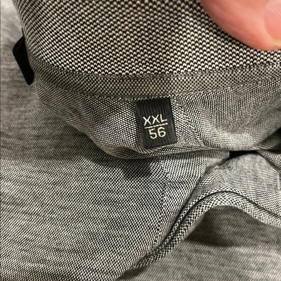 Ermenegildo Zegna Charcoal Polo Shirt with subtle contrast collar &’sleeve band - Picture 7 of 7